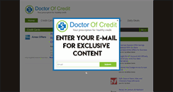 Desktop Screenshot of doctorofcredit.com